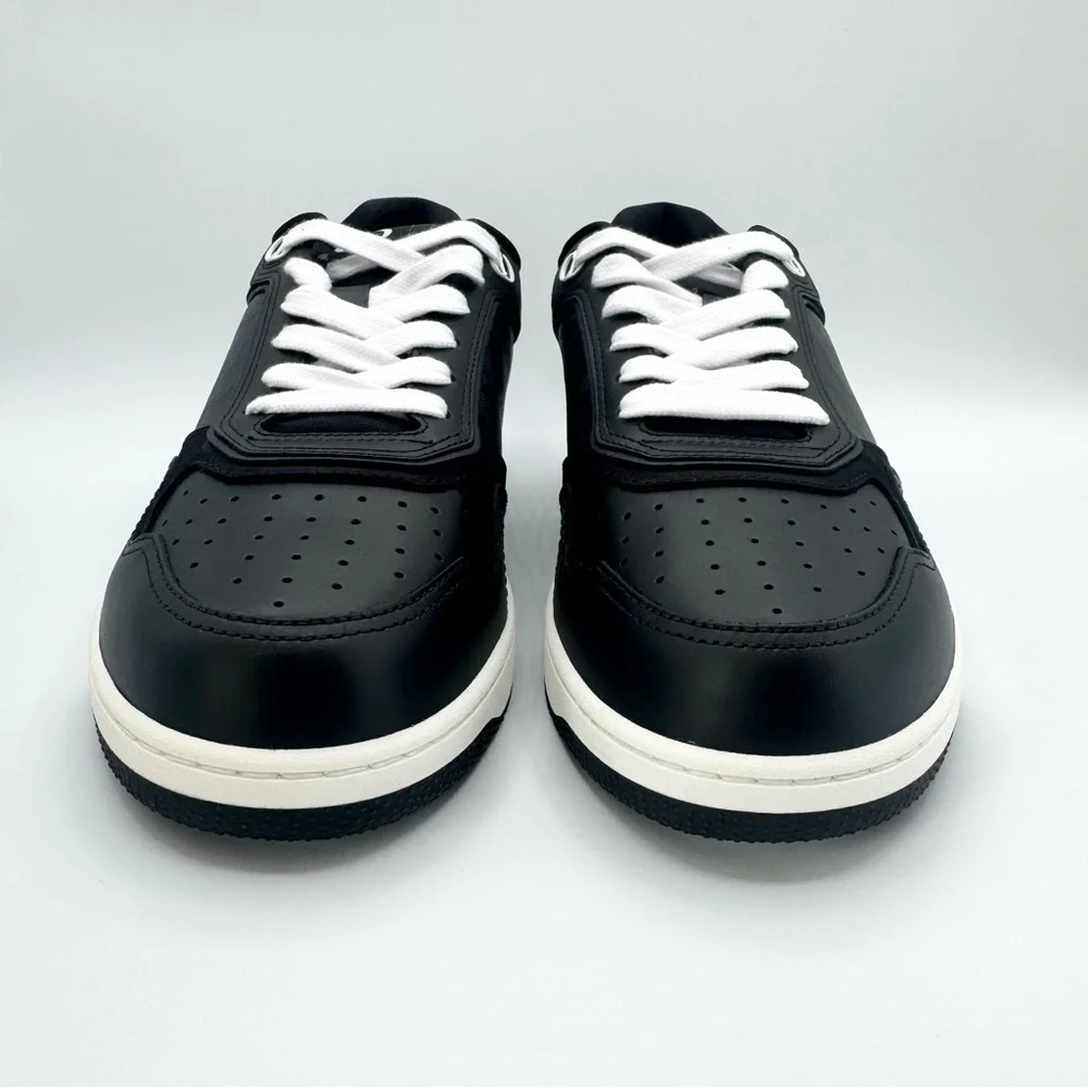 NEW Men Dior Black B27 Low Top CD Diamond Logo Sneakers Trainers Lace Up Shoes